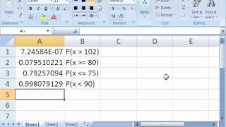 Normal as an Approximation to Binomial on Excel [upl. by Nilyac825]