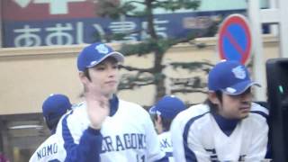 中日ドラゴンズ優勝パレード2010（浅尾拓也）  Chunichi Dragons 2010 victory parade [upl. by Box]