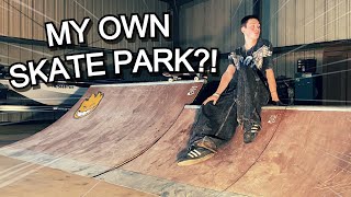 MY OWN SKATE PARK  Jackie Vlogs 2 [upl. by Harli]