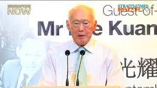 Lee Kuan Yew on the importance of bilingualism Mandarin [upl. by Yevette]