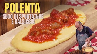 POLENTA CON SUGO DI SPUNTATURE [upl. by Tandie]