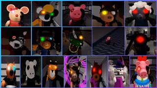 PIGGY DISTORTED RAID ALL NEW JUMPSCARES GAME MADE BY AlexPiggyDev [upl. by Garges]