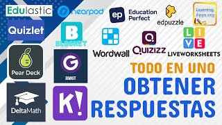 Hack Obtener respuestas  Kahoot Quizlet Quizizz Liveworksheets Education Perfect Wordwall [upl. by Hcab]