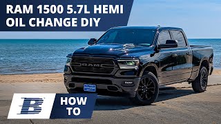 How to Change the Engine Oil on Ram 1500 57L Hemi 20052022 [upl. by Harness35]