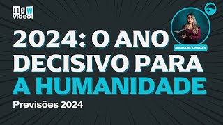 ASTRÓLOGA FAZ PREVISÕES PARA 2024  quotUm ano decisivo para a história da humanidadequot [upl. by Tonye686]