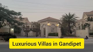 Luxury Villas in Gandipet  Tour of the Villas in Gandipet Hyderabad [upl. by Einnaej]