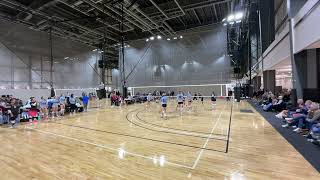 864 Elite 15U vs Blue Ridge Southern Classic Volleyball Tournament 1202024 Set 1 [upl. by Hahseram]