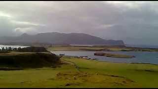 The view from Kathys Cottage on the island of Canna Scotland [upl. by Chiles974]