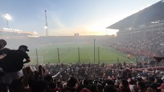 Hinchada de Lanús Recibimiento SemiFinal Copa Sudamericana 2024 [upl. by Ahseiuqal490]