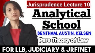 Analytical School of Jurisprudence in detail  Jurisprudence lecture 10  Pure Theory of Law [upl. by Yalcrab446]