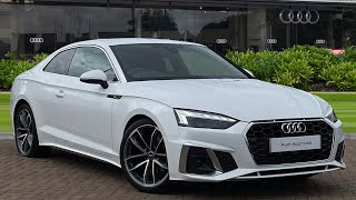 Approved Used Audi A5 Coupe S Line 35 TFSI S Tronic at Stafford Audi [upl. by Ahtinak]