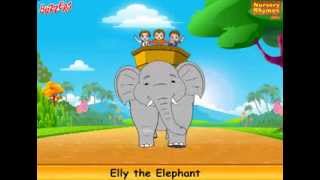 Elly The Elephant Nursery Rhymes for Children [upl. by Negeam]