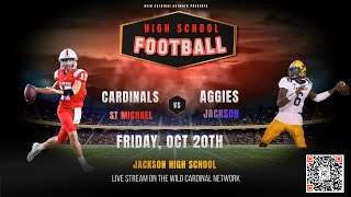 10202023 quot1st Half Varsity Footballquot St Michael Catholic vs Jackson High School [upl. by Ching]