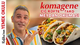 Komagene Çiğ Köfte Taco Challenge Meydan Okuması 🌮 Evde Yarı Fiyatına Çiğ Köfte Taco Tarifi [upl. by Leia805]