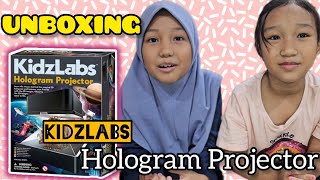 Unboxing Mainan  Hologram Projector by Kidzlabs [upl. by Chappelka]