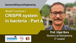 Lec 20 CRISPR system in bacteria  Part A [upl. by Adil]