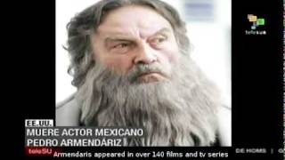 Mexican actor Pedro Armendariz Jr dies at 71 [upl. by Aivek]