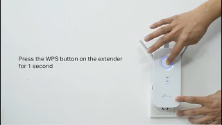 How to Set Up TPLink Range Extender RE450 via WPS [upl. by Lleze]