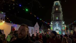 Penryn Christmas lights being turned on [upl. by Adiesirb789]