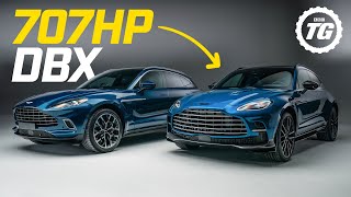 Aston Martin DBX 707 FIRST LOOK at the worlds fastest production SUV  Top Gear [upl. by Vocaay]