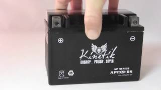 YTX9BS Power Sport Dry Charge AGM Battery  12Volts 8Amp Hrs  batteryspecialistca [upl. by Magdau]