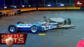 DISARMED Retrograde vs Glitch  Battlebots  Discovery [upl. by Agon84]