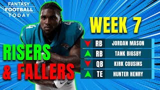 Week 7 Recap Risers amp Fallers Injury News GamebyGame Breakdown  2024 Fantasy Football Advice [upl. by Treblig507]