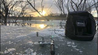 Ice Fishing for Trout Near Lincoln NE [upl. by Clevey]