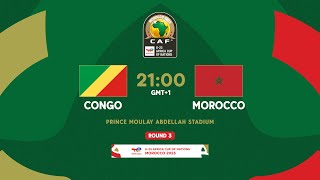 Congo VS Morocco  TotalEnergies AFCONU23 2023  MD3 [upl. by Ardene]