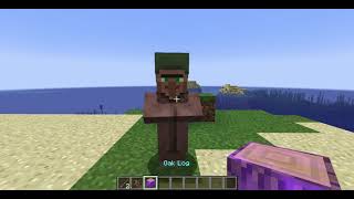 minecraft how to get knockback 1000 on any item [upl. by Gilud]