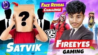 SATVIK FACE REVEAL🔥  FireEyes Gaming Vs satvik Insane Battle🤯 [upl. by Telocin]