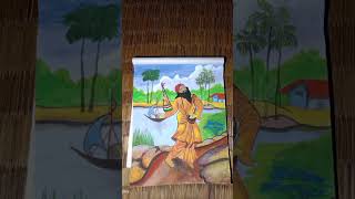 Drawing Baul Sangeet cat video [upl. by Dew]