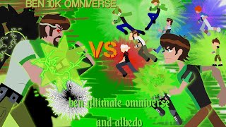 Stick nodes PRO Ben OV and Albedo OV vs Ben 10k Omniverse [upl. by Piers]