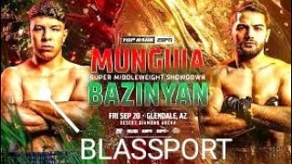 JAIME MUNGUÍA vs ERIC BAZINYAN 🥊 HOY 🥊Bazinyan invicto munguia por la reivindicación [upl. by Kella]