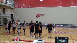 Allison amp Mike McNeill  Improving Basketball Footwork  Basketball Manitoba Super Coaches Clinic [upl. by Ylekalb865]