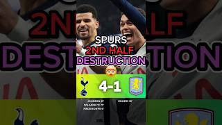 Tottenham 41 vs Aston Villa 😱 [upl. by Latsyrcal]