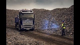 Driving a Volvo truck on remote control [upl. by Bartolemo]