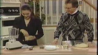 Carole Bouquet Interview and Cooking 1987 [upl. by Yrogerg]