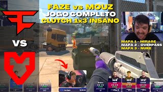 FAZE vs MOUZ  SEMIFINAL COMPLETA Todos os Mapas BLAST Premier World Final 2023 [upl. by Hoag]