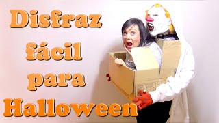 El mejor disfraz de Halloween de última hora  disfraces rapidos facil con cosas de casa Isa ❤️ [upl. by Gnap]