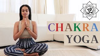 Chakra Yoga 🕉️  Balance Your 7 Chakras  Asanas and Meditation  Indian Yoga [upl. by Namlaz374]