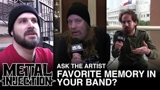 ASK THE ARTIST Your Favorite Memory in Your Band  Metal Injection [upl. by Hsara830]