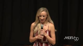 Nastia Liukin visits Marquette University [upl. by Lammond731]