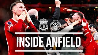 Inside Anfield BEST view of Anfield win Liverpool 31 Sheffield United [upl. by Libenson137]