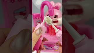 Satisfying with Unboxing amp Reviews Miniature Tooth brash Toys set ASMR [upl. by Jarus516]