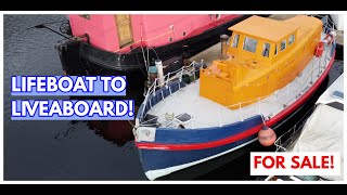 RNLI LIFEBOAT Converted To LIVEABOARD [upl. by Anivad]