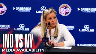 Indiana Fever Postgame Media Availability vs New York Liberty  May 16 2024 [upl. by Anassor]