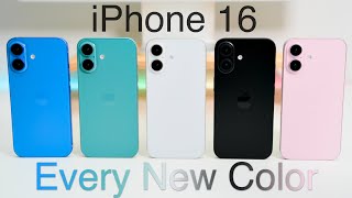 iPhone 16 Models  Hands on Every New Color [upl. by Fayre]