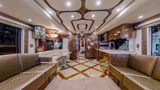 SOLD  BEAUTIFUL AVAILABLE NOW  2010 PREVOST FEATHERLITE H345 TRIPLE SLIDE [upl. by Acceb]