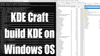 KDE Craft build KDE on Windows tutorial  August 2022  74ce9072 [upl. by Augustus]